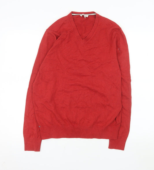 Mens UK Size M Gap Red Pullover Jumper