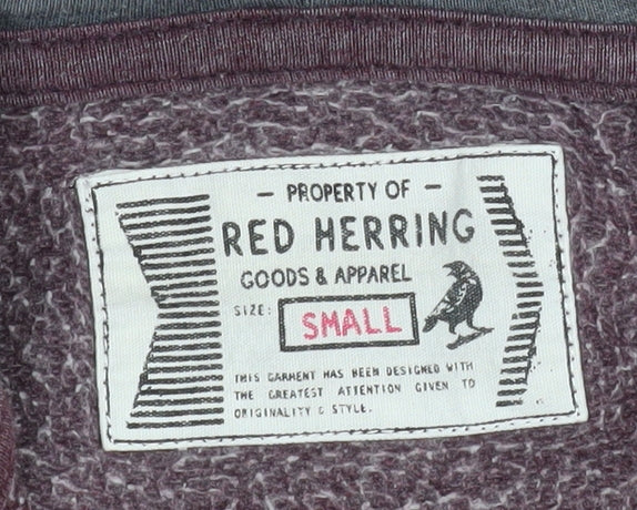 Mens UK Size S Red Herring Multicoloured Basic Jacket