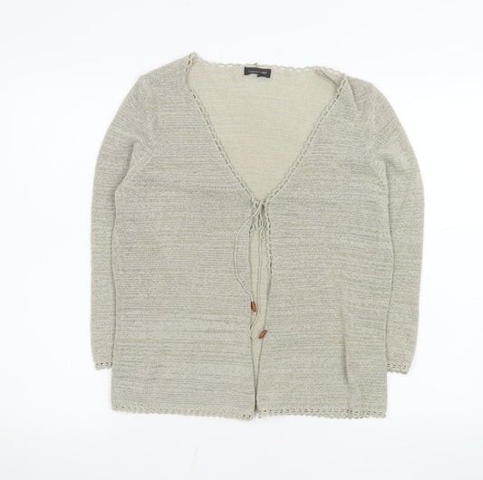 Womens UK Size 12 Florence & Fred Beige Cardigan Jumper