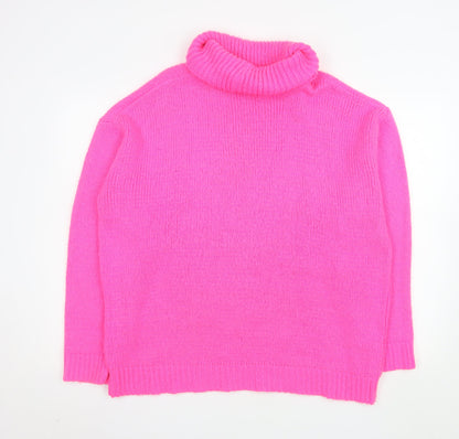 Womens UK Size S PRETTYLITTLETHING Pink Pullover Jumper
