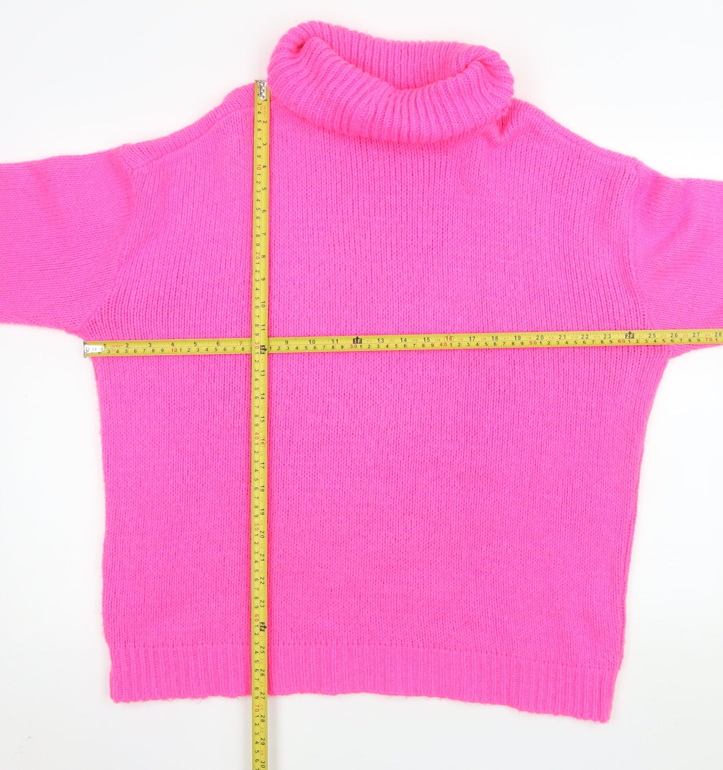 Womens UK Size S PRETTYLITTLETHING Pink Pullover Jumper