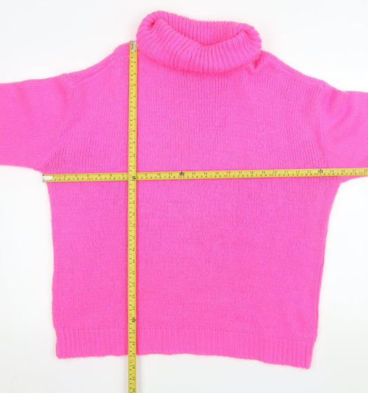 Womens UK Size S PRETTYLITTLETHING Pink Pullover Jumper