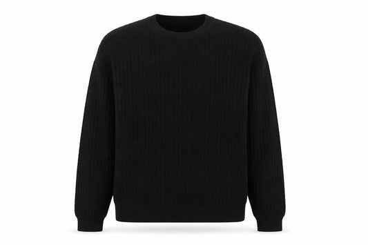 Apricot Womens Black Cable Knit Crew Neck Jumper Size 12