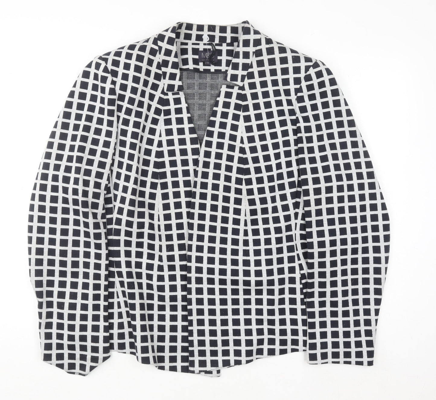 Womens UK Size 22 Marks and Spencer Plus Blue Blazer