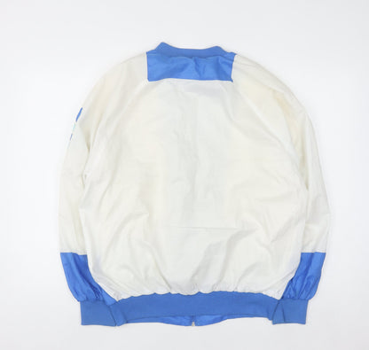 Puma Womens Blue Track Jacket Size 10 Lightweight Retro Sportswear
