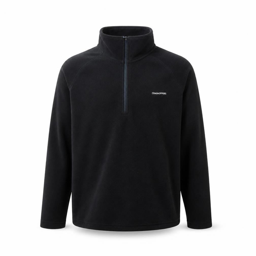 Craghoppers Men's Black Fleece 1/2 Zip Pullover Sweatshirt Size S
