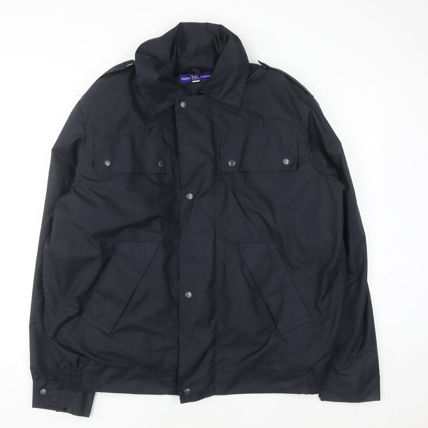 Mens UK Size M Miller Rayner Black Basic Jacket