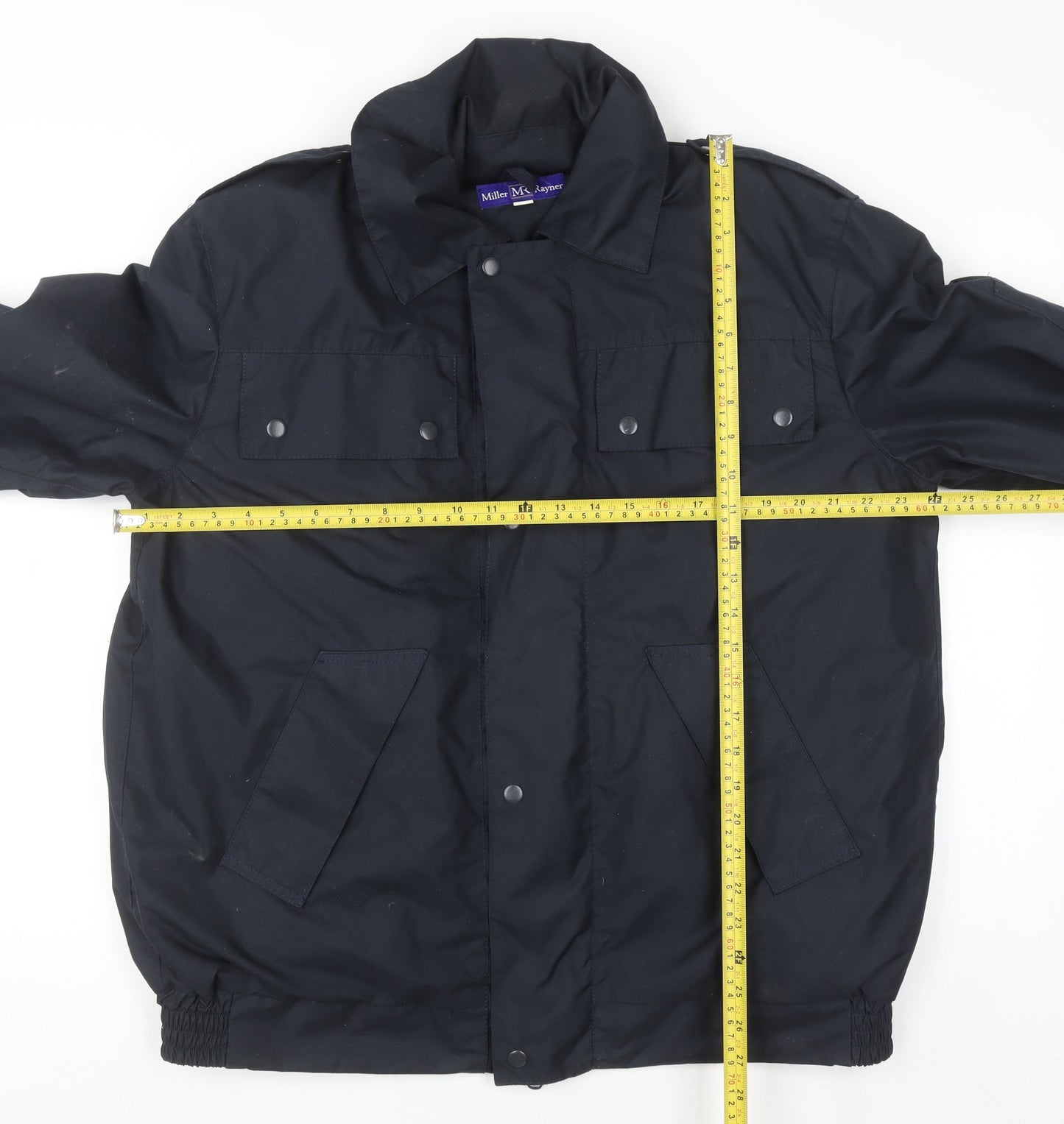Mens UK Size M Miller Rayner Black Basic Jacket