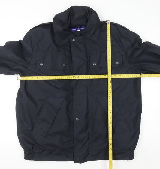 Mens UK Size M Miller Rayner Black Basic Jacket
