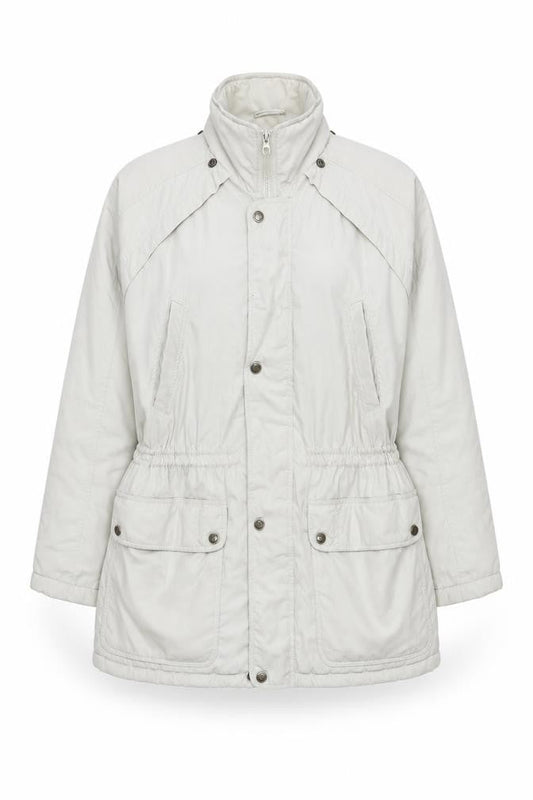 Glacier Point Women Ivory L Parka Jacket Padded Winter Coat