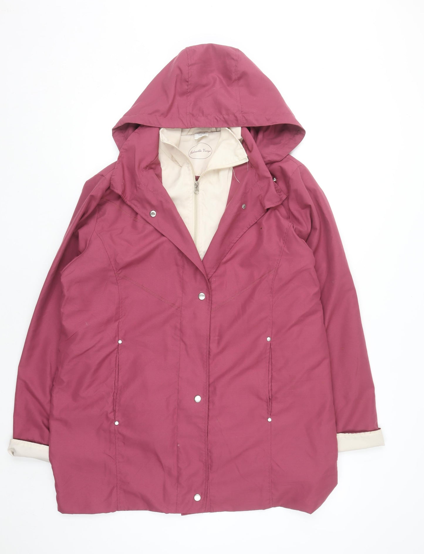 Womens UK Size 14 Gabriella Vicenza Pink Rain Coat