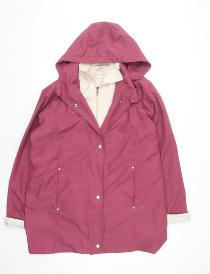 Womens UK Size 14 Gabriella Vicenza Pink Rain Coat