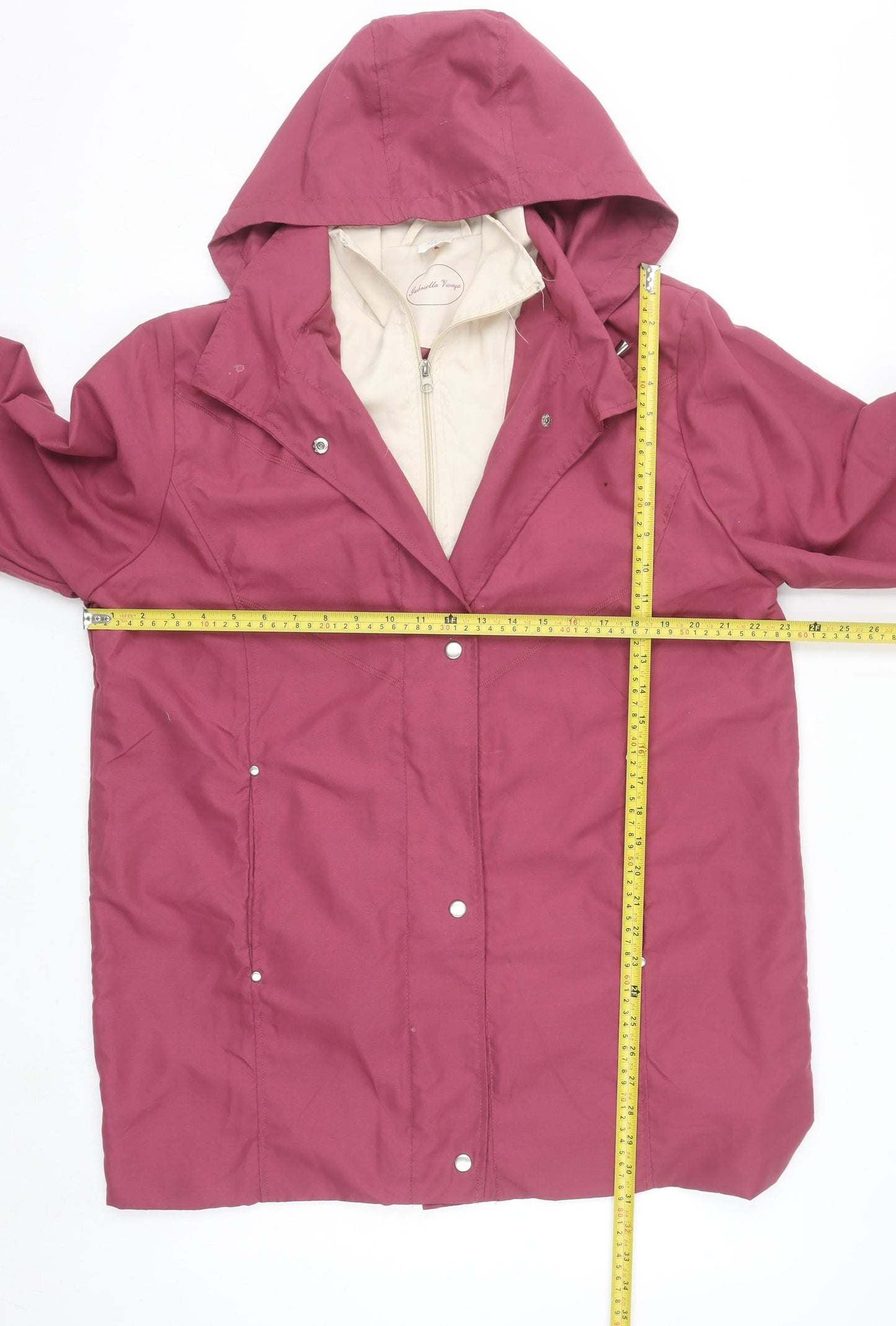 Womens UK Size 14 Gabriella Vicenza Pink Rain Coat