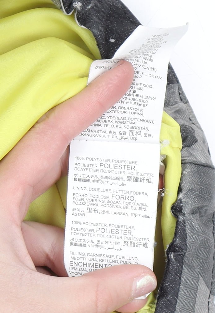 Womens UK Size 10 Quiksilver Multicoloured Ski Jacket