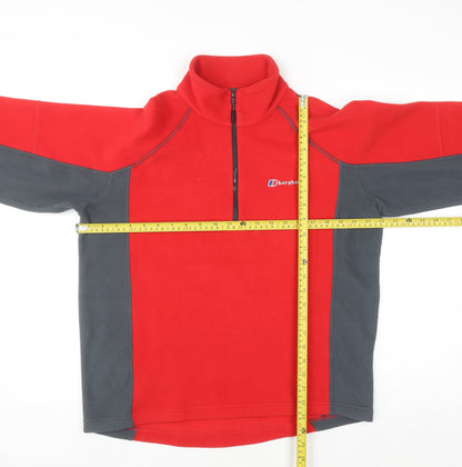 Mens UK Size M Berghaus Red Pullover Sweatshirt