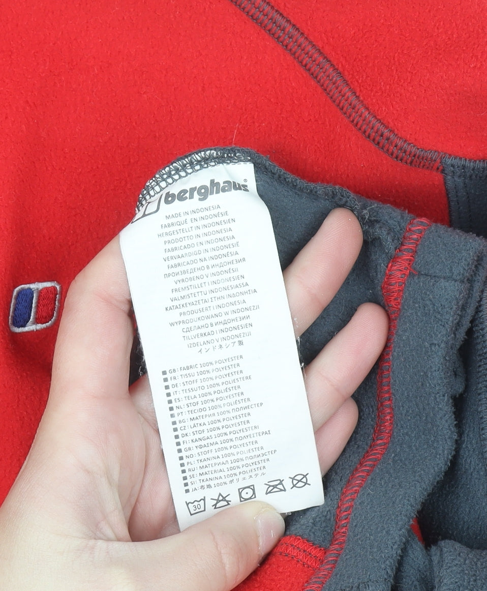 Mens UK Size M Berghaus Red Pullover Sweatshirt