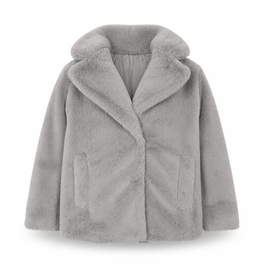 Womens UK Size 10 New Look Grey Puffer Jacket
