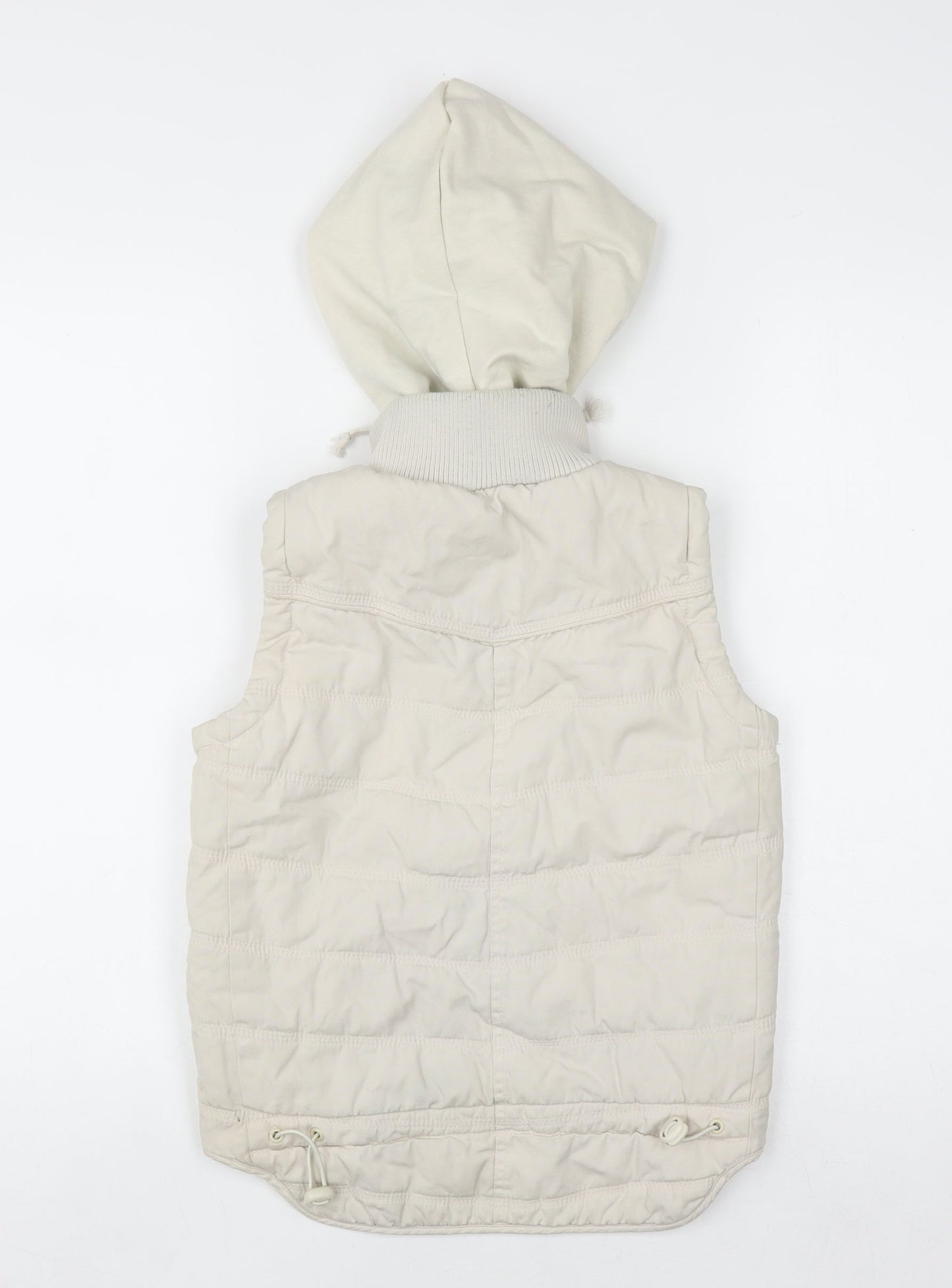 Womens UK Size XS Soul Cal Beige Bodywarmer