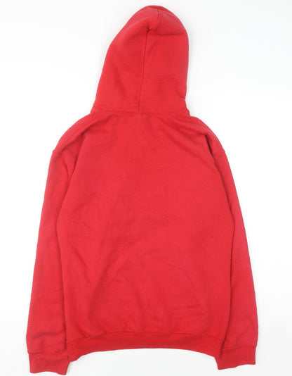 Gildan Women's Red Tiger Graphic Pullover Hoodie Size S