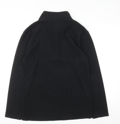 Peter Storm Mens Black Fleece 1/2 Zip Sweatshirt Size S
