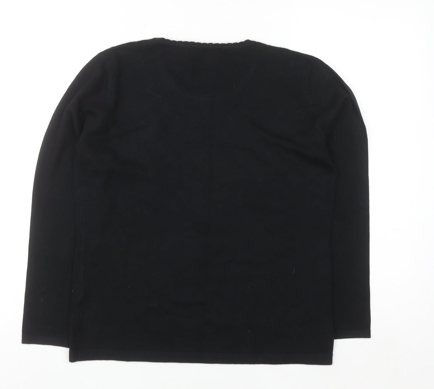 Womens UK Size M Just Elegance Black Pullover Jumper