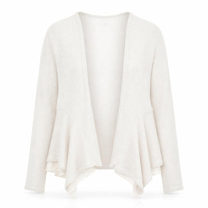 RJR.John Rocha Women's Beige Open Knit Cardigan Size 12