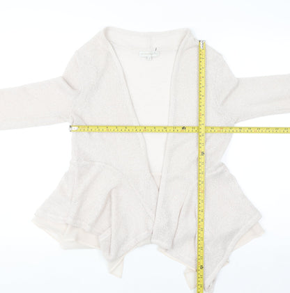 RJR John Rocha Women's Beige Open Knit Cardigan Size 12