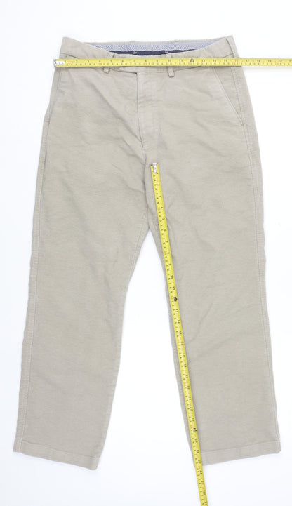 Mens UK Size S Samuel Windsor Regular Fit Chino Beige Trousers