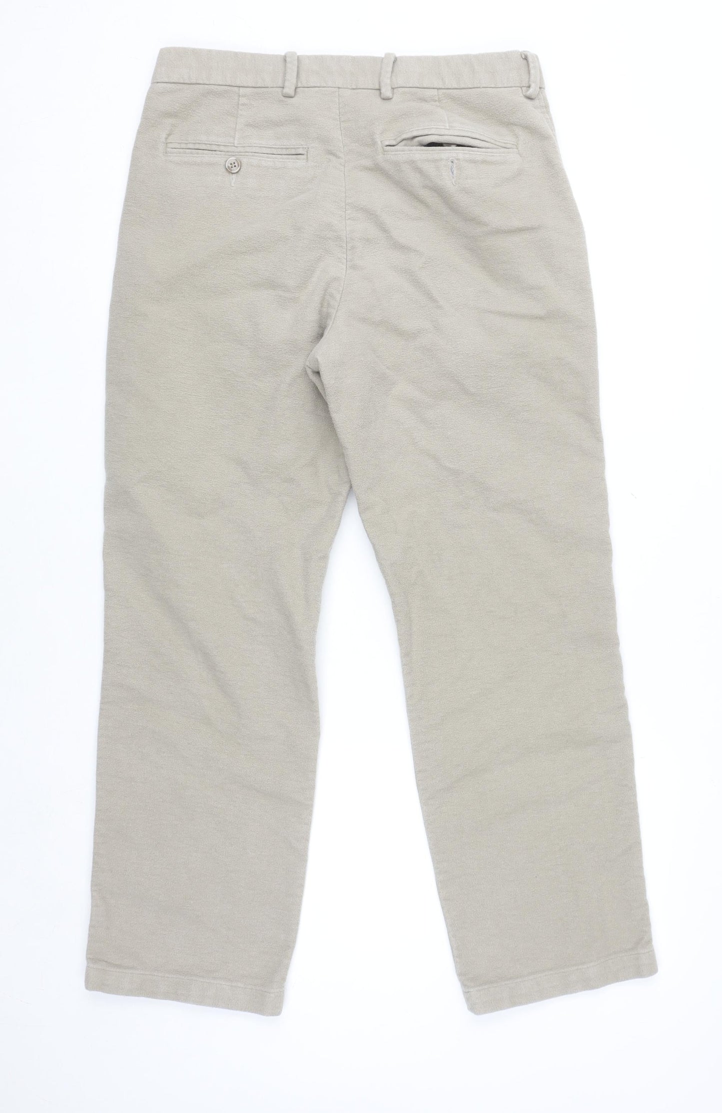 Mens UK Size S Samuel Windsor Regular Fit Chino Beige Trousers