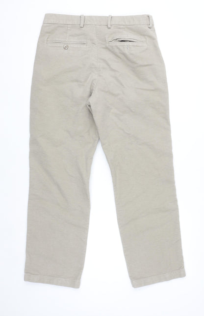 Mens UK Size S Samuel Windsor Regular Fit Chino Beige Trousers