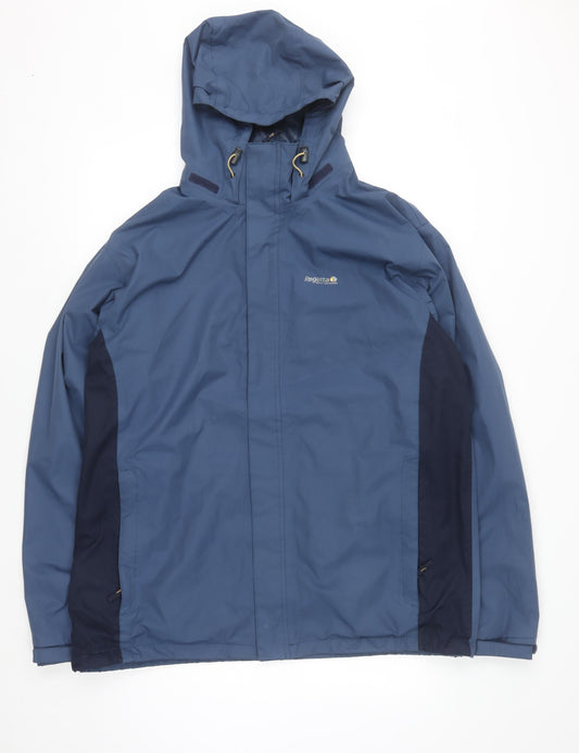 Mens UK Size XL Regatta Blue Rain Coat
