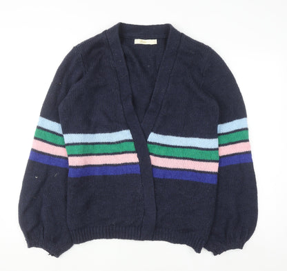 Womens UK Size L Sarte Blue Cardigan Jumper