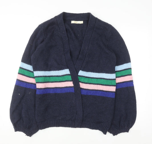 Womens UK Size L Sarte Blue Cardigan Jumper