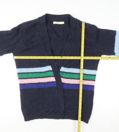 Womens UK Size L Sarte Blue Cardigan Jumper
