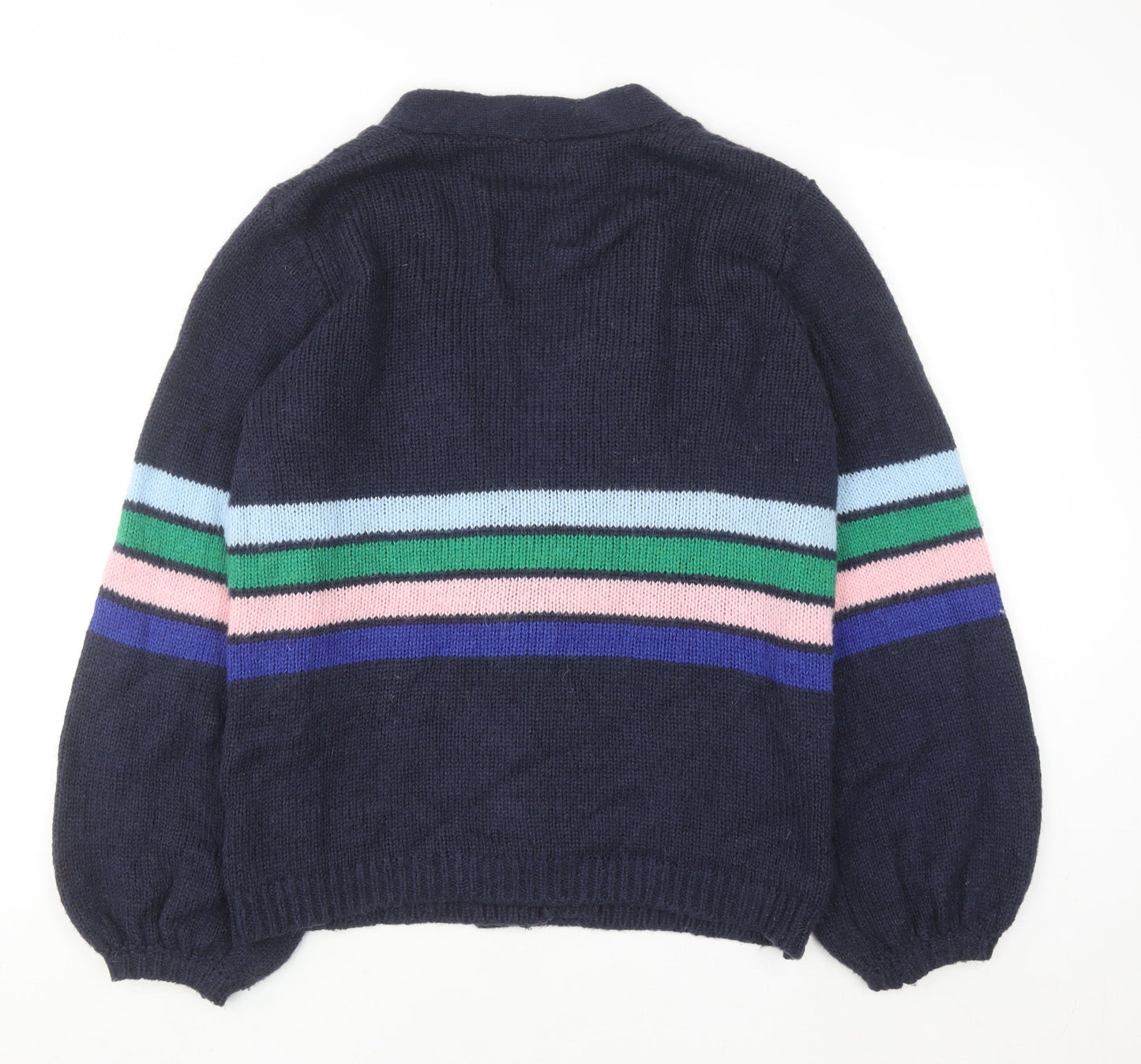 Womens UK Size L Sarte Blue Cardigan Jumper