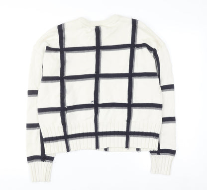 Womens UK Size M Marks and Spencer Ivory Pullover Jumper