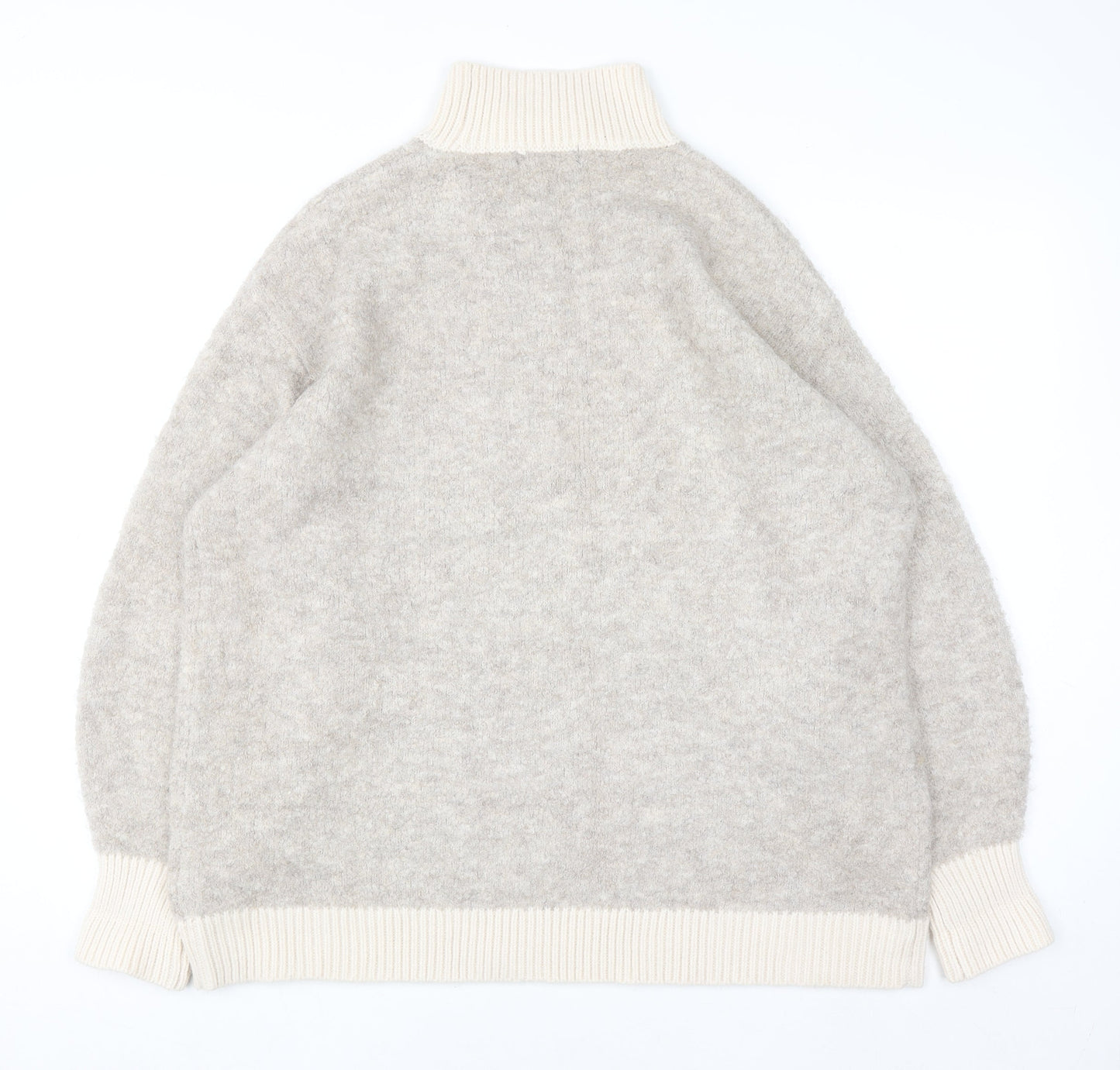 Womens UK Size L Marks and Spencer Beige Pullover Jumper