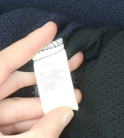 Woolrich Men's Navy Blue Fleece Waistcoat Gilet Size M Outdoorwear