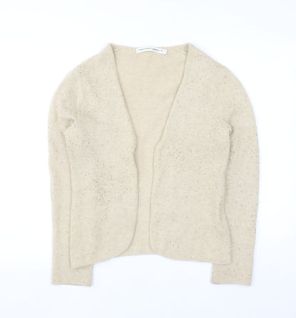 Womens UK Size S Fenn Wright Manson Beige Cardigan Jumper