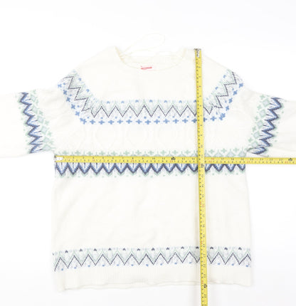Womens UK Size L Damart Ivory Pullover Jumper