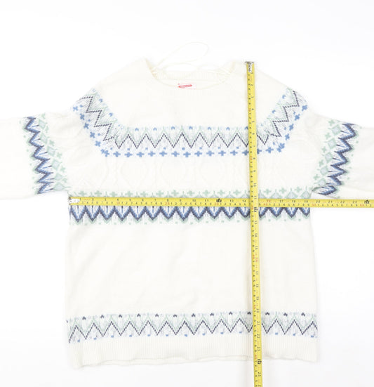 Womens UK Size L Damart Ivory Pullover Jumper
