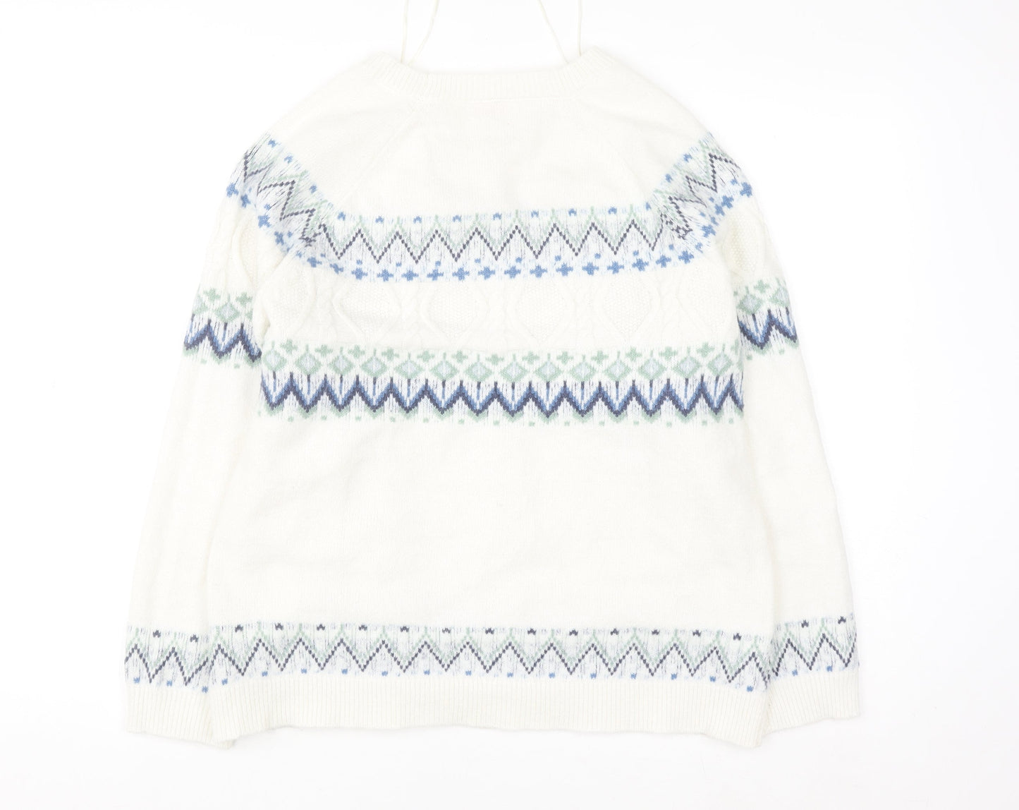 Womens UK Size L Damart Ivory Pullover Jumper