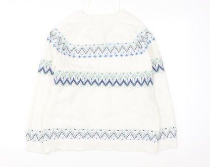 Womens UK Size L Damart Ivory Pullover Jumper