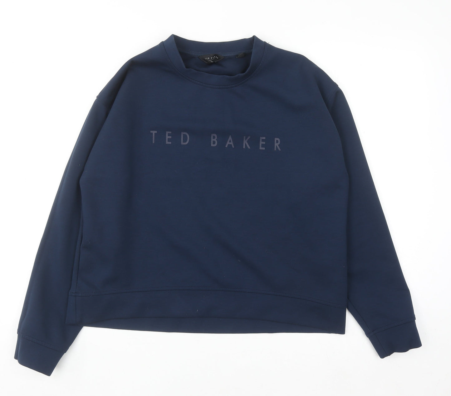 Mens UK Size M Ted Baker Blue Pullover Sweatshirt