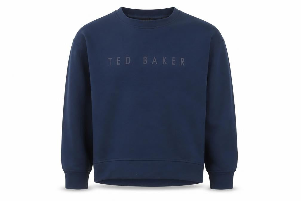 Mens UK Size M Ted Baker Blue Pullover Sweatshirt