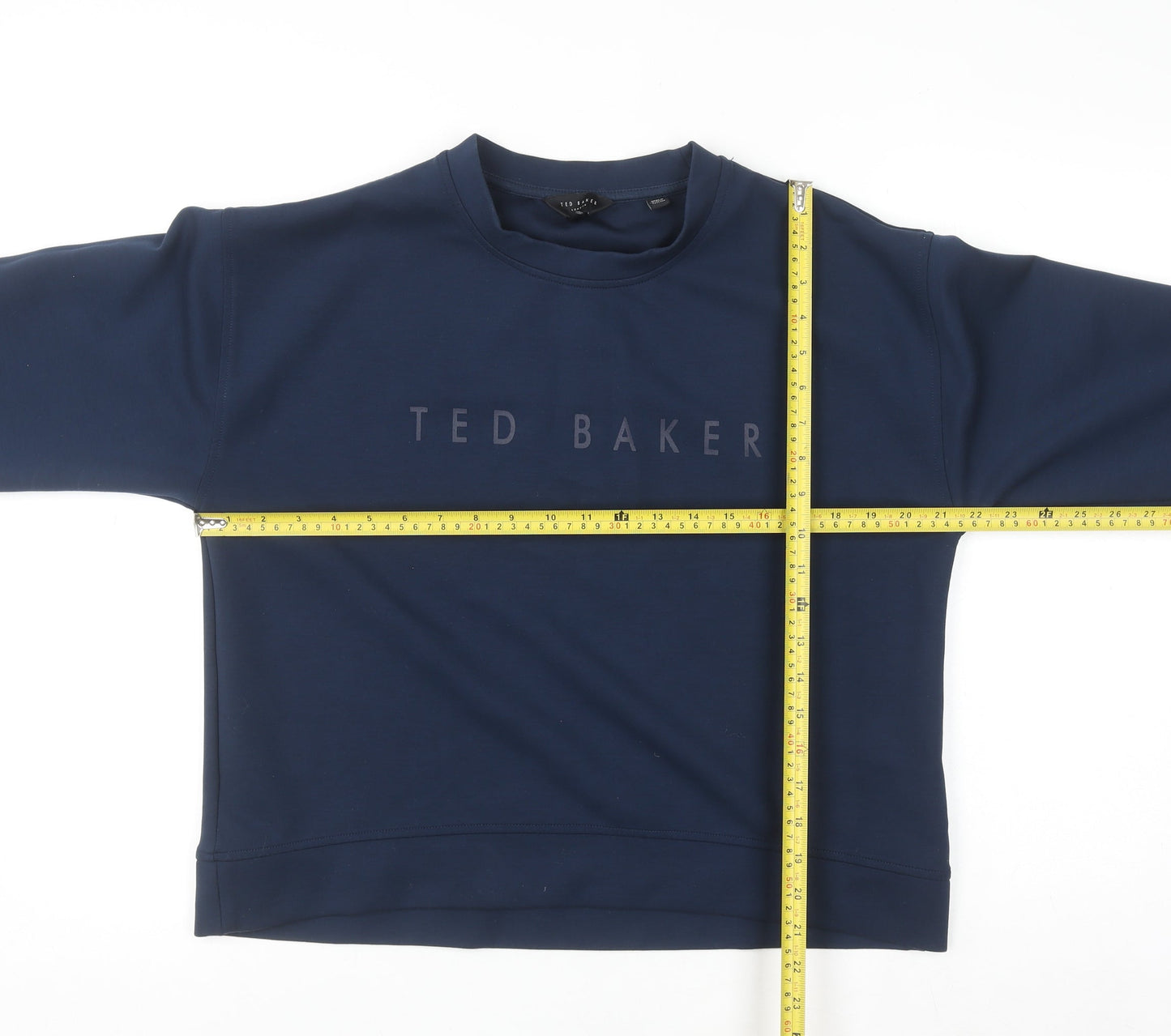 Mens UK Size M Ted Baker Blue Pullover Sweatshirt