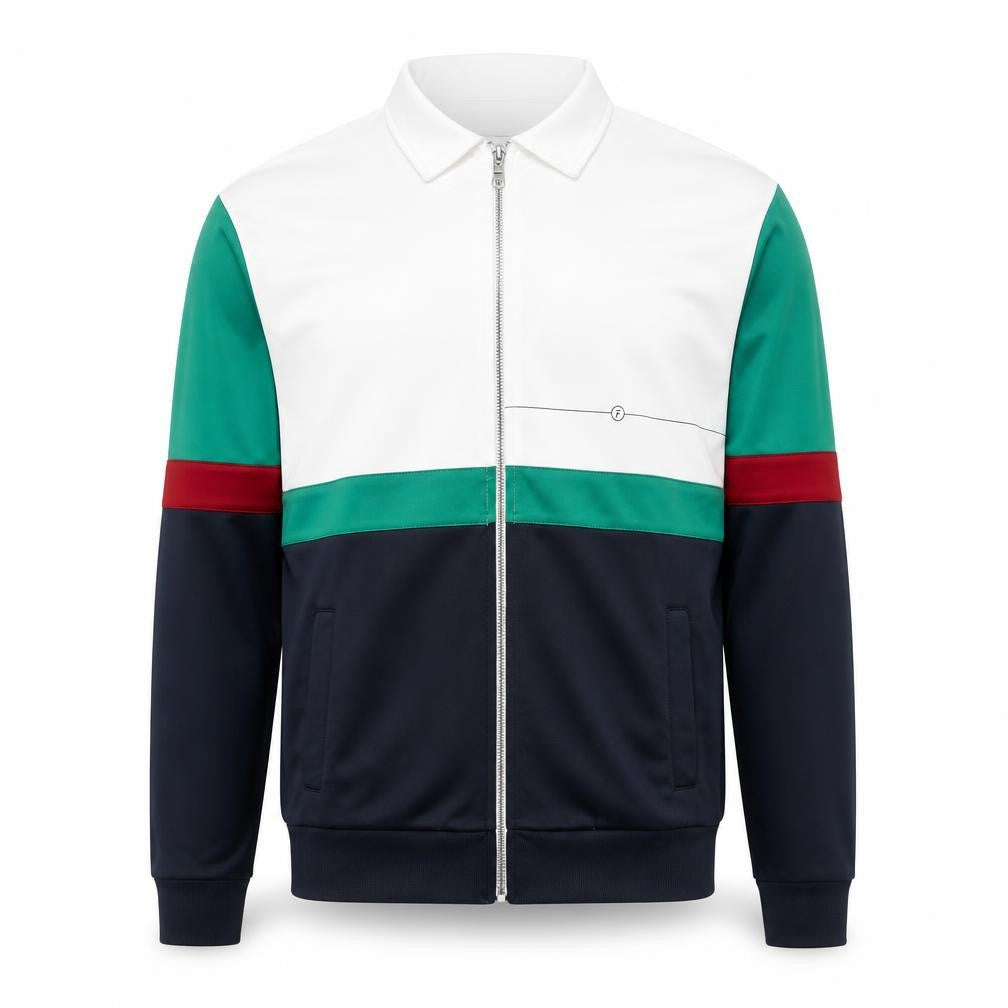 Mens UK Size M Farah Multicoloured Full Zip Sweatshirt