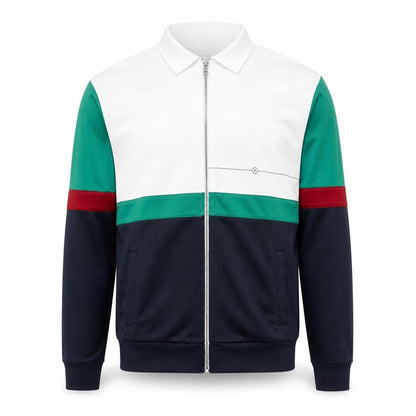 Mens UK Size M Farah Multicoloured Full Zip Sweatshirt