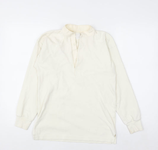 Purely Equestrian Women's Ivory Henley Pullover Sweatshirt S
