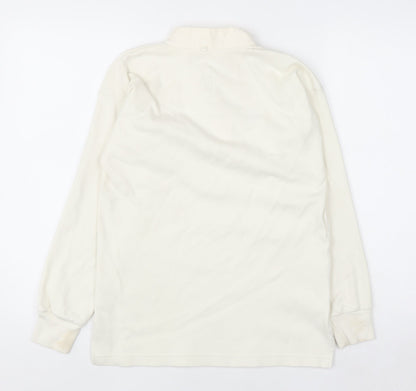 Purely Equestrian Women's Ivory Henley Pullover Sweatshirt S